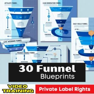 30 Funnel Blueprints - PLR (Video Training)